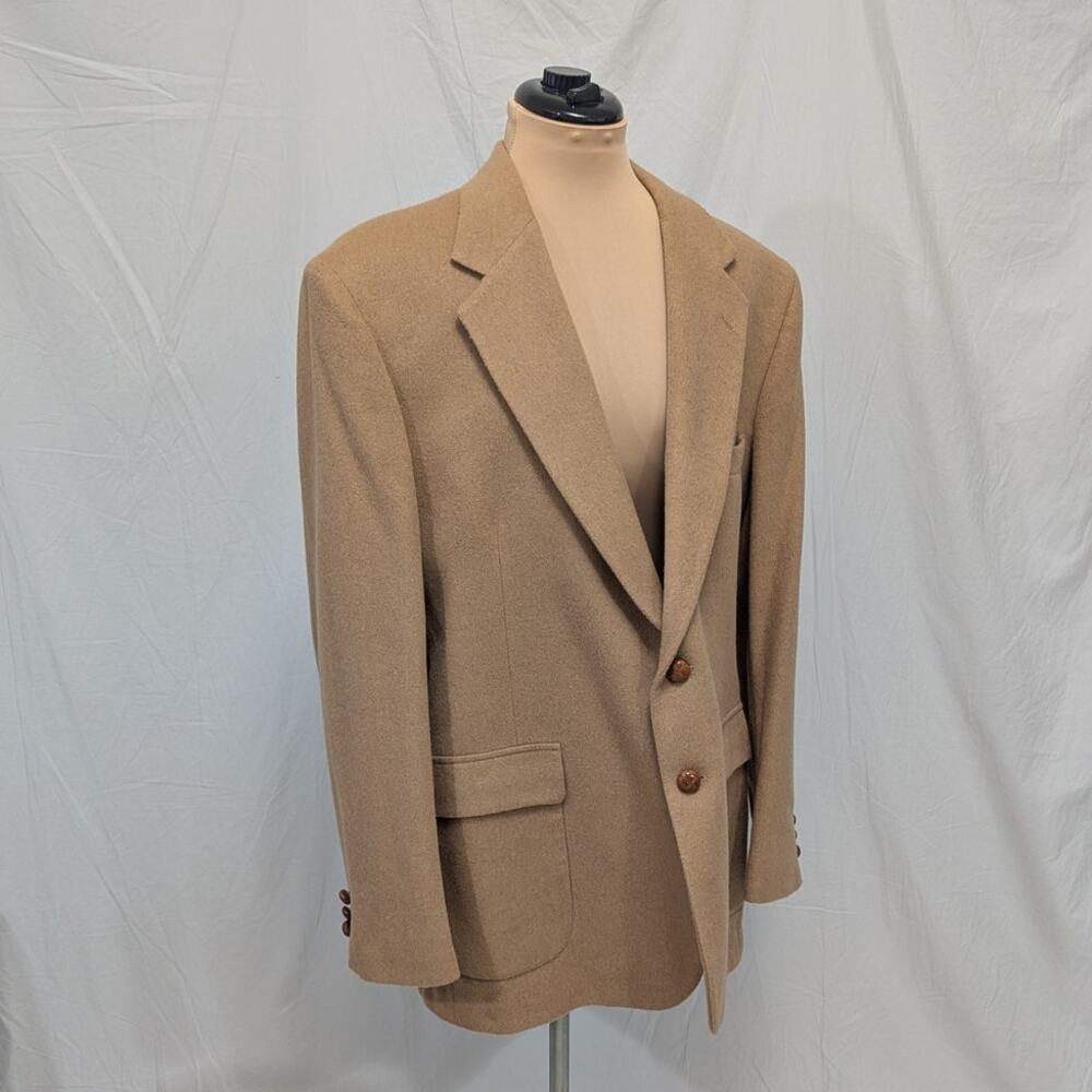 Camel Hair Blazer by Neil Martin, size L (approx)